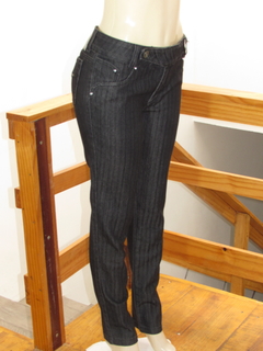 Calça Jeans Dyork Risca de Giz Feminina Cigarrete Cós Alto Casual na internet
