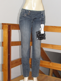 Calça Jeans Feminina Cig Aion Ly Cós Com Passante Alto - comprar online