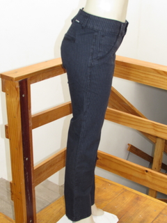 Calça Jeans Feminina Cigarrete Casual Cós Alto Risca De Giz Dyork - comprar online