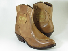 Bota masculina Western Picoloto/Couro Natural - comprar online