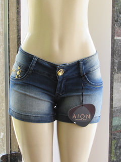 Imagem do Short Curto Jeans Feminino Aion C/Bolso -Verão 2023