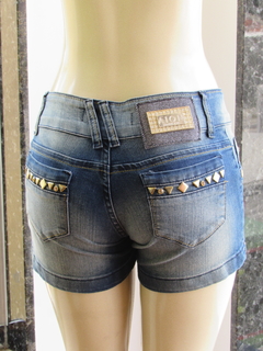 Short Curto Jeans Feminino Aion C/Bolso -Verão 2023 na internet