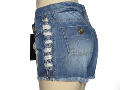 Short Jeans feminino 1503U Boyfriend Luápole - netpizante