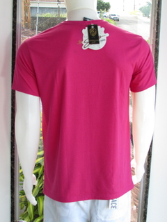 Camiseta Masculina Original Sallo Gola Redonda Rosa Pink - comprar online