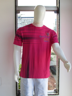 Camisa Masculina Original Sallo Gola Redonda Rosa Pink - comprar online