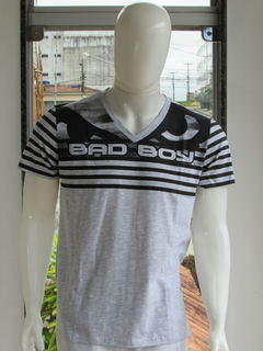 Camisa Masculina Badboy Gola v Manga Curta na internet