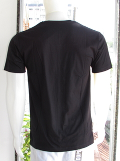 Camisa Gola V Lisa Masculino Adulto RapBoy Silk Preto - comprar online