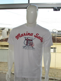 Camisa Sallo Gola Redonda Silk Branco - netpizante