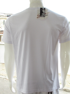 Camisa Sallo Gola Redonda Silk Branco - comprar online