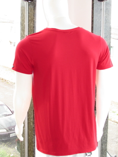 Camisa Masculina Bad Boy Gola v Silk Vermelho - comprar online