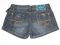 Short feminino Jeans Curto Barrado Opera Z - comprar online