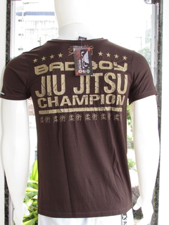 Camiseta Masculina Bad Boy Jiu Jitsu Slim Premium Cafe - netpizante