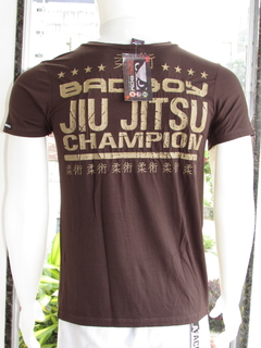 Camiseta Masculina Bad Boy Jiu Jitsu Slim Premium Cafe - comprar online