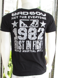 Camiseta Masculina Bad Boy Gola v Básica Silk Preto - comprar online