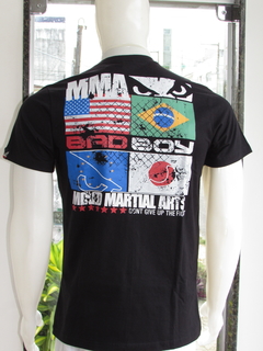 Camiseta Masculina Badboy Original MMA Brasil Silk Preto - comprar online