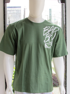Camiseta Masculina Badboy Gola Redonda Strong Silk Verde Erva na internet
