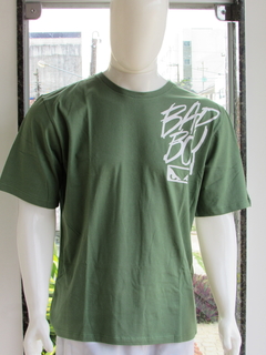 Camiseta Masculina Badboy Gola Redonda Strong Silk Verde Erva - netpizante