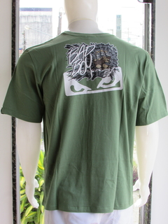 Camiseta Masculina Badboy Gola Redonda Strong Silk Verde Erva - comprar online