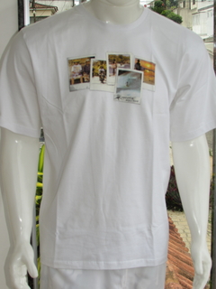 Camiseta Maresia Masculina Silk Preto Silk Branca