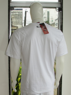 Camiseta Masculina Badboy Slim Gola Redonda Branco - comprar online