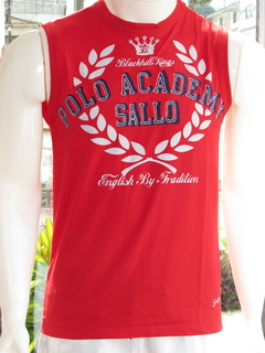 Camiseta Masculina Original Sallo Regata Machão Silk Vermelho
