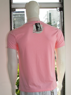 Camisa Masculina Original Sallo Gola Careca Silk Rosa - comprar online