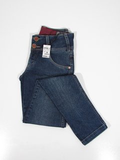 Calça Jeans Feminina Cigarrete Cós Alto Com Bolso - netpizante