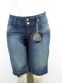 Bermuda Jeans Feminina Ly Longuete Cós Alto Aion - loja online