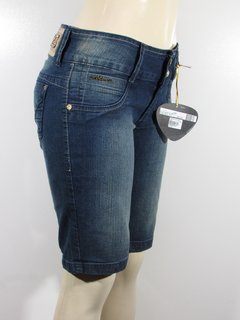 Imagem do Bermuda Jeans Feminina Ly Longuete Cós Alto Aion