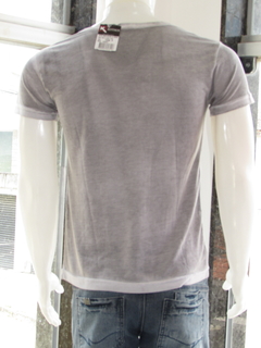 Camisa Masculina Kothos Gola v Silk Cinza - loja online