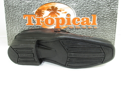 Imagem do Sapato Tropical Social Masculino Couro Flother Preto