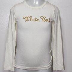 Conjunto Blusa Com Colete White Cat 773 Feminino Infantil - netpizante