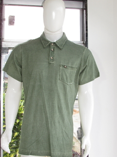 Camisa Gola Polo Masculina Khotos Silk Verde - netpizante