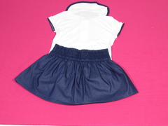 Conjunto Saia e Blusa Brandilli 31214 Feminino Baby Duas Cores - loja online