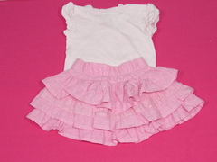 Conjunto White Cat 842 Feminino Baby