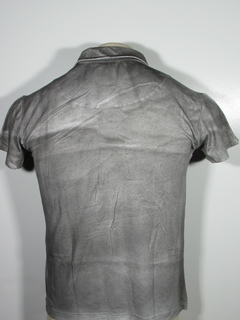 Imagem do Camisa Kothos Masculina Gola Polo Silk Cinza