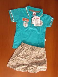 Conjunto Polo Infantil Menino Brandili 3 Meses