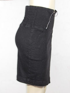 Imagem do Saia Mid Luápole Jeans Gliter Cós Modelador 10170 Moda Evagélica