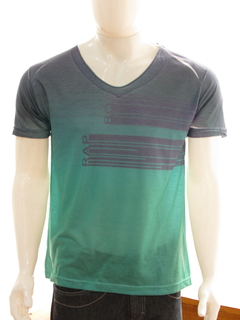 Camisa RapBoy Gola V Estampa Sublimada Verde - netpizante