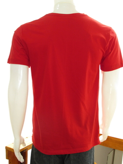 Camisa Gola V Lisa Masculino Adulto RapBoy Silk Vermelho - comprar online
