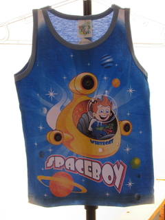 Camisa Regata Whitecat Baby Spaceboy na internet