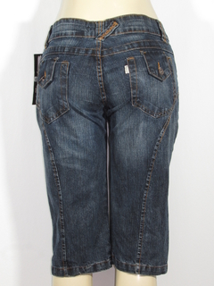 Bermuda Pedal Jeans Cós Baixo Feminino Tavernit - comprar online