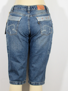 Bermuda Jeans Feminina Pedal Cós medio 9734 Tavernit - comprar online