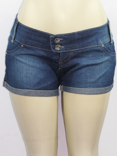 Short Jeans Feminino Cós Medio Curto