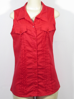 Blusa Feminina Chemise Sem Manga