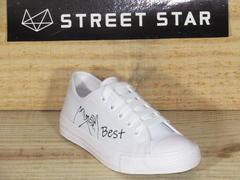 Tênis Street Star Basic Unissex Branco - netpizante