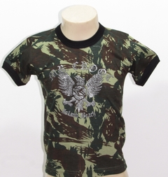 Camisa Mini Art Estampa Militar Masculino Infantil