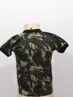 Camisa Mini Art Estampa Militar Masculino Infantil - comprar online
