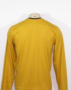 Camiseta Menino Manga Longa Darroupy Amarelo - comprar online