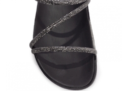 Sandália Feminina Papete Birken Strass - netpizante